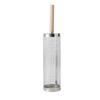 Rolling BBQ Cage: Outdoor Grill Basket with Wooden Handle, 304 Stainless Steel, Non-Infringing BBQ Cylinder Grill Net.