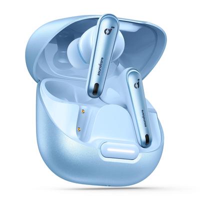 Anker Soundcore Liberty 4 NC (Blueooth 5.3) [Completely earphones/Ultra Noise Canceling 3.0/Outside Sound Intake] Light Blue