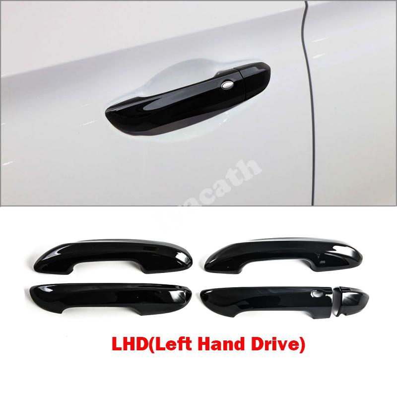 LHD RHD For MG3 Hybrid 2024 2025 ABS Carbon Fiber Black Car Door Handle Cover door bowl catch Protector Styling Auto Accessories