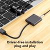 USB to 3.5mm Jacks Sound Adapter External Stereo Sound Card for /PC/Laptop Microphones USB to Headphone Adapter