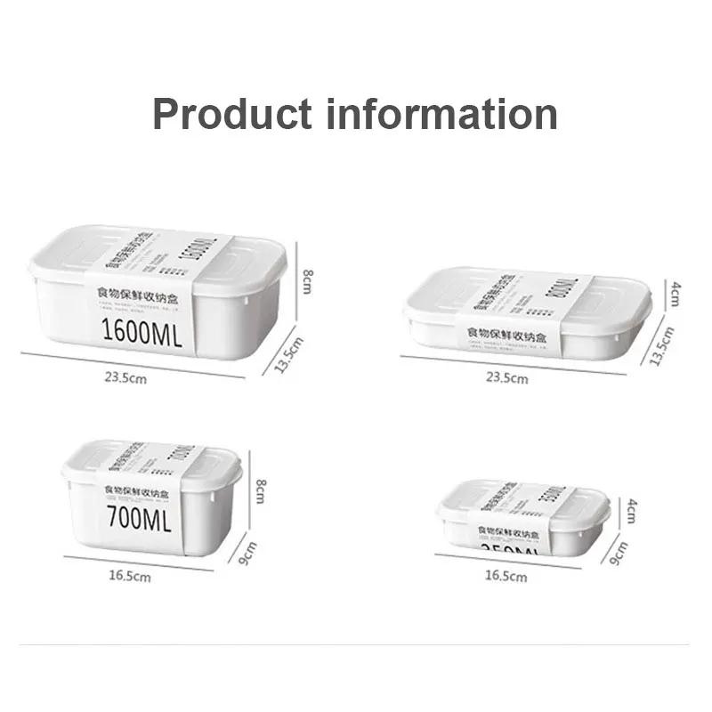 Refrigerator Food Storage Containers Special Sealed Box Kitchen Freezer Seal Bin Vegetable Fruit Meat Fresh Box Food Organizer