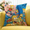 Happy S-Simpsons Various Sizes Square Pillow Case For Car Home Bedchamber Decor