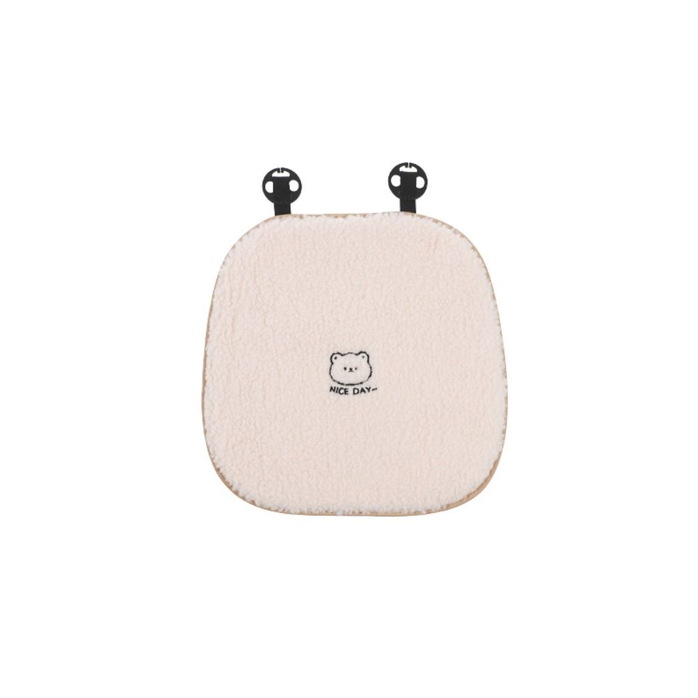 Anti Slip Winter Seat Cushion Cartoon Bear Car Cushion Car Warm Seat Cushion  Interior Accessories