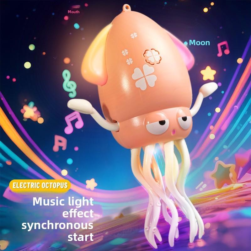 Dancing Octopus Toy With Usb Rechargeable For Kids And Educational Play