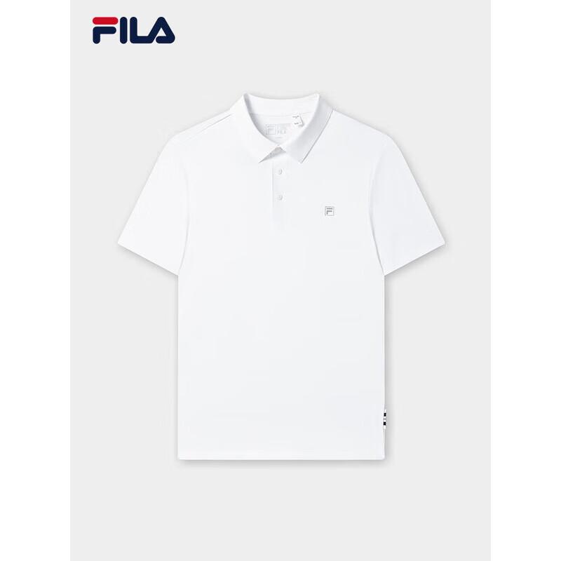 FILA Men's Knit Short Sleeve Polo Shirt