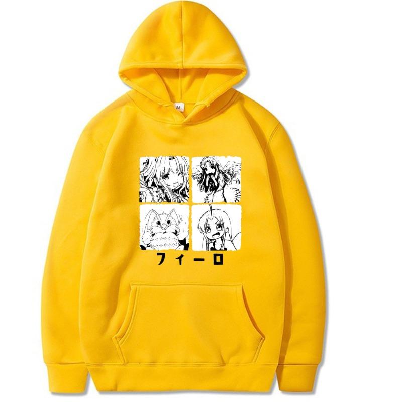 The Rising of The Shield Hero Hettegenser Herre og Dame Harajuku Pullover Street Wear Unisex Plysjet Merke Genser