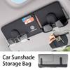 CUP1 Multi-functional Car Sunshade Plate Organizer Bag Auto Accessories For Volkswagen VW Golf 4 6 7 GTI Tiguan B5 B6 B7 CC Jetta MK5
