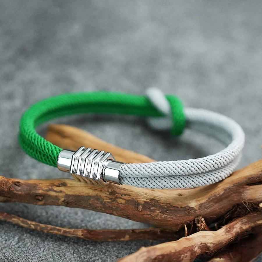 New 8 Styles Classic Contrast Color Design Men Bracelet Boyfriend Gift A Grade Rope Handmade Wrap Braslet Pulseria Hombre Joias