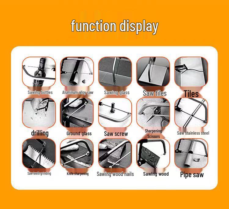 Korean Multi-Functional Magic Hand Saw Steel Frame - Mini DIY Saw
