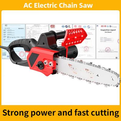 12 Inch/16 Inch High Power Electric Saw Household Multifunctional Electric Chain Saw Cutting and Logging Power Tool