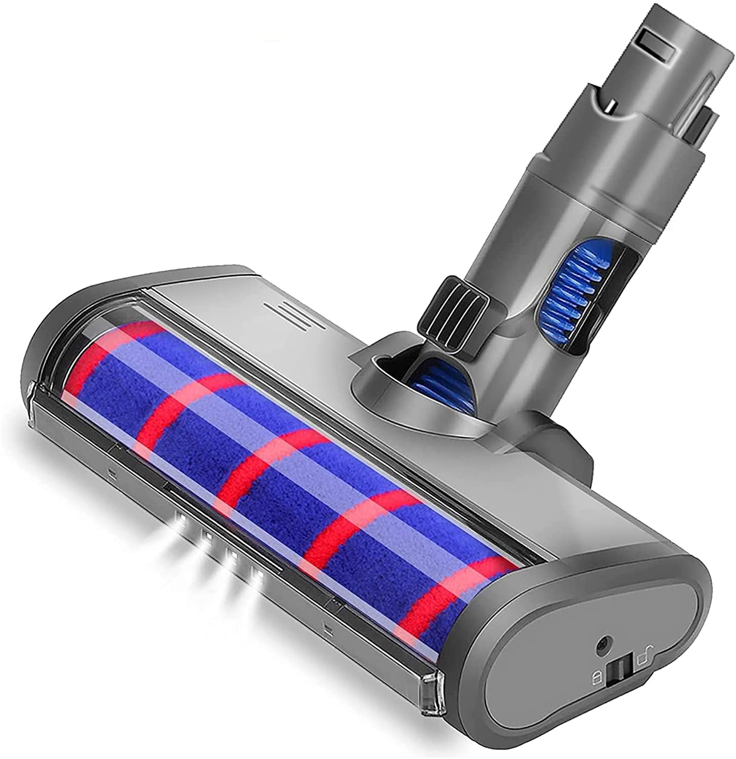 

TOURITSU Dyson V6 V6Fluffy DC62 М яка роликова насадка-пилосос Сумісна з DC45 DC58 DC59 DC61 DC62 DC64 Dyson V6 DC Серії Насадка, Насадка, DC74 тощо.