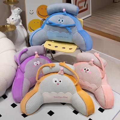 Waffle Ice Silk Dopamine Expression Office Chair Waist Backrest Bedside Cushion Bedroom Waist Pillow