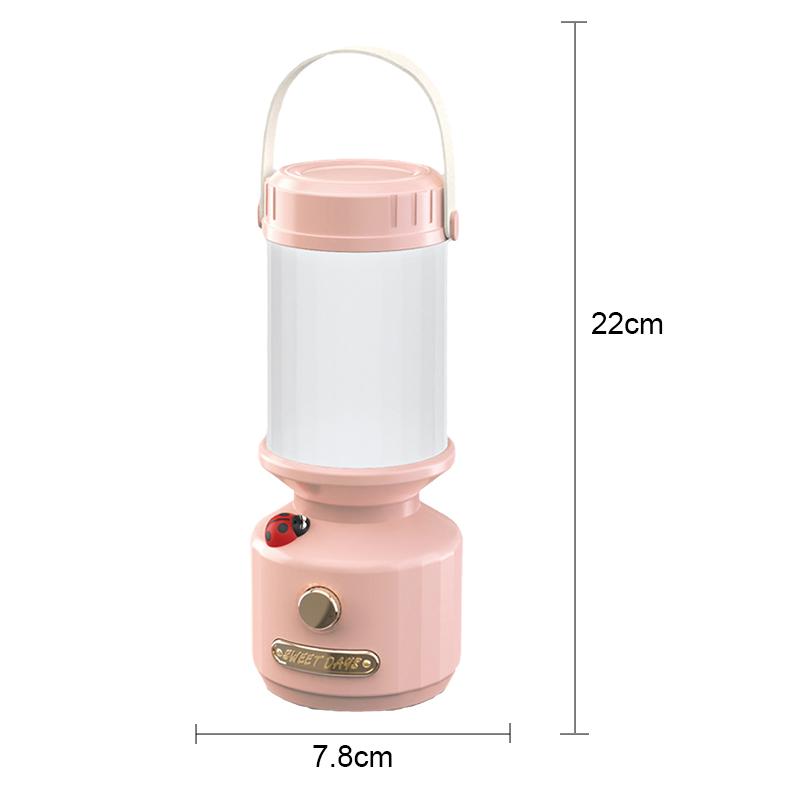 Led Camping Lamp Hanging Rechargeable Camping Lighting Lights 3 Color Stepless Dimming Outdoor Portable Emergency Camping Light Decor