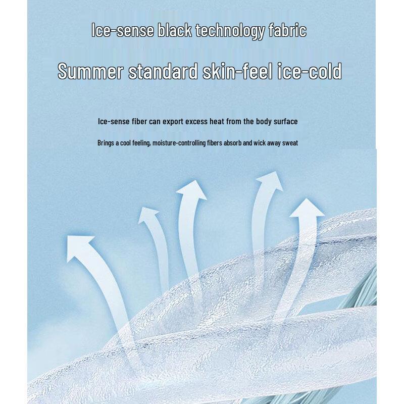 Men's Ice Feel Sun Protection Quick-Dry Polo Shirt