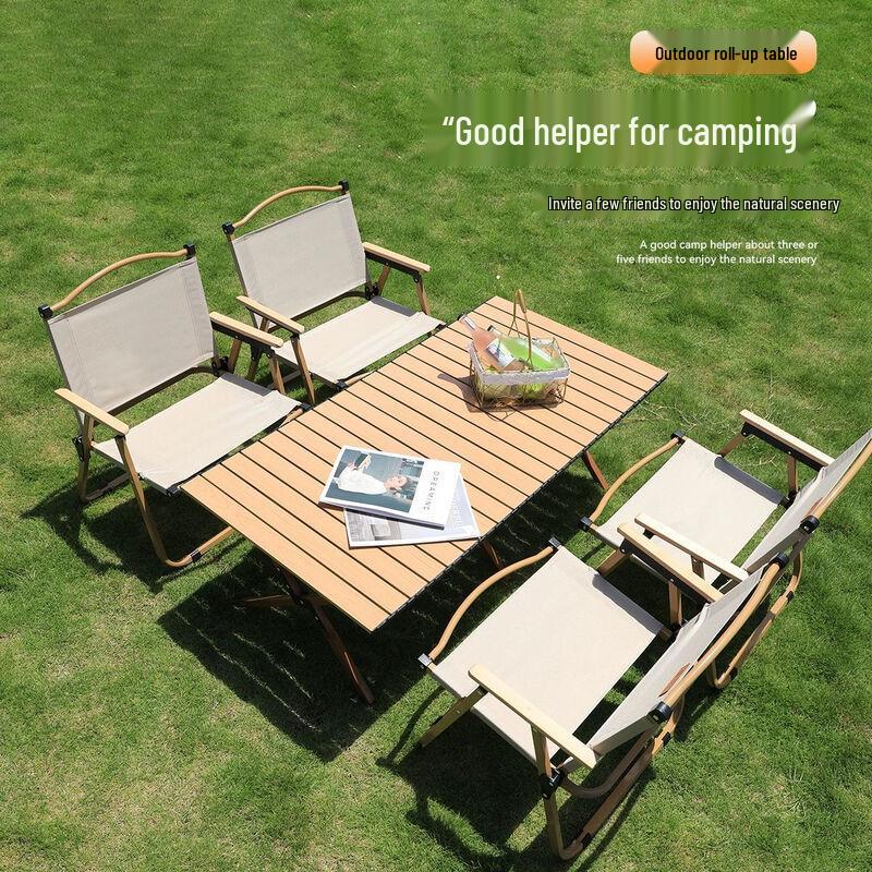 Portable Camping Chair with Backrest