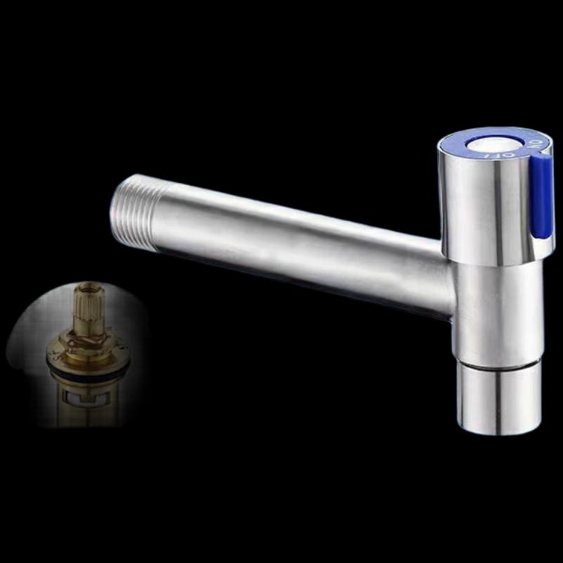 304 Stainless Steel Wall-Mounted Mop Sink Faucet