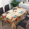Autumn Falling Leaves Rectangle Table Cloth for Table Decor Kitchen Dining Waterproof Reusable Tablecloth for Tables Dining Room