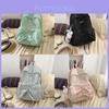 Summer Girl Mini Backpack With Pleated Bow Design And Nylon Material For Travel And Casual Use