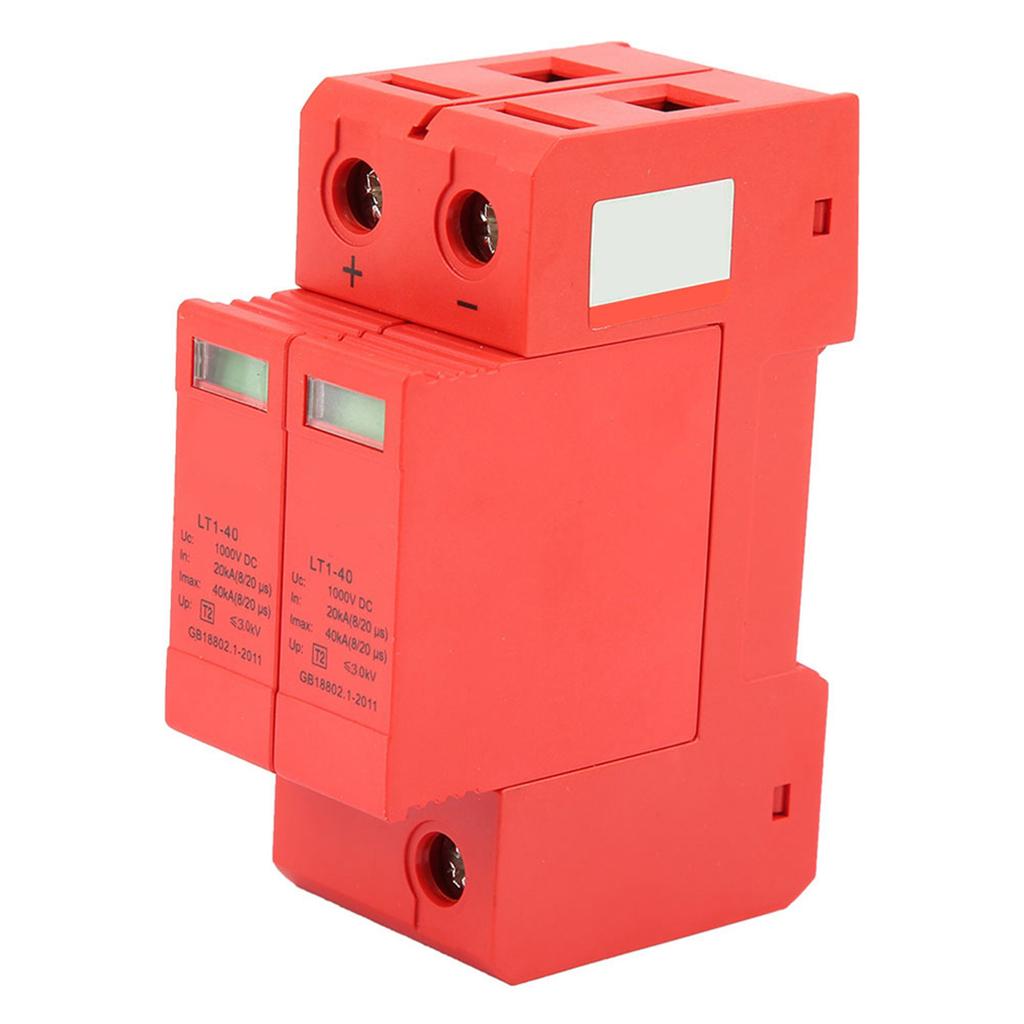 DC1000V 2P 20KA 40KA House Surge Protective Low voltage Arrester Device