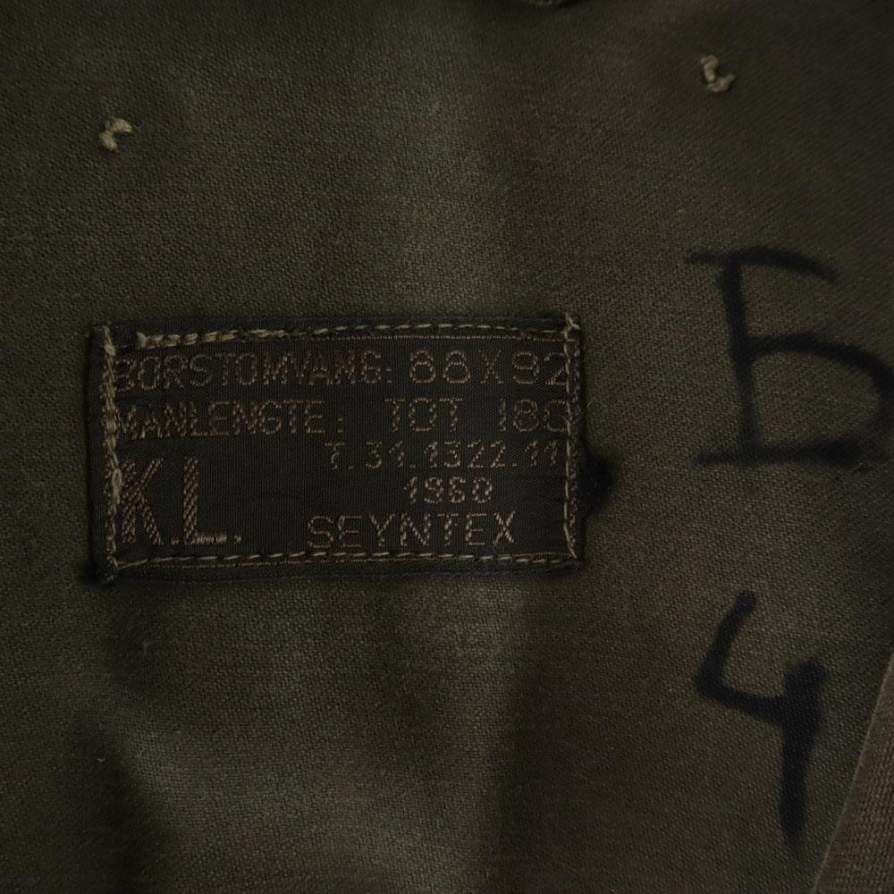 DUTCH ARMY 60s Vintage Field Jacket 88x92 Khaki Military Men's Used