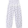 Balabala Girls' Summer Lace Trim Pajama Pants