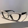 Vintage Diamond Cat Eye Triangle Sunglasses Women Rhinestone Decoration Eyewear Streetwear Rave Party Costume Sun Glasses
