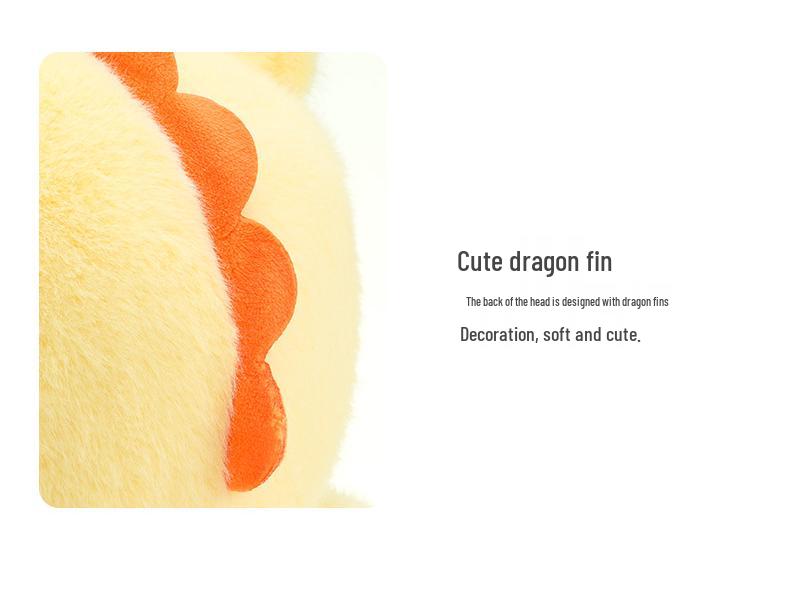 Auspicious Dragon Year Plush Toy - Fire Dragon Baby Doll Gift for Children