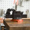 6" Bench Vise W/ Anvil 360°Swivel Locking Base Heavy Duty Ductile Iron
