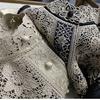 Women's Spring and Autumn Plus Size Standing Collar Hollow Blouse Solid Colour Casual Embroidery Shirt