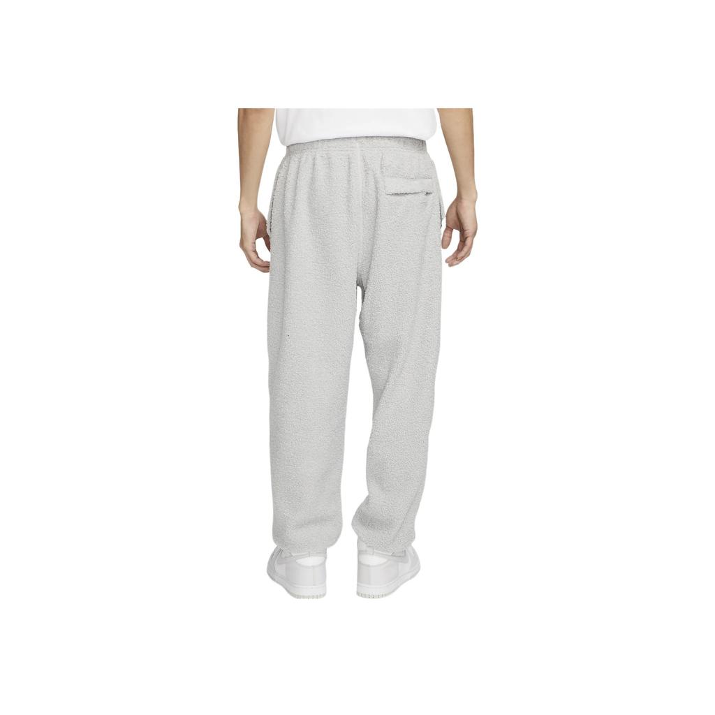 Nike Embroidered Logo Elastic Waist Loose-Fit Sports Pants Men Bottoms Grey DQ4196-097