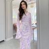 2025 Summer Women's Slimming Long-Sleeve Bodycon Dress - European & American Fashion