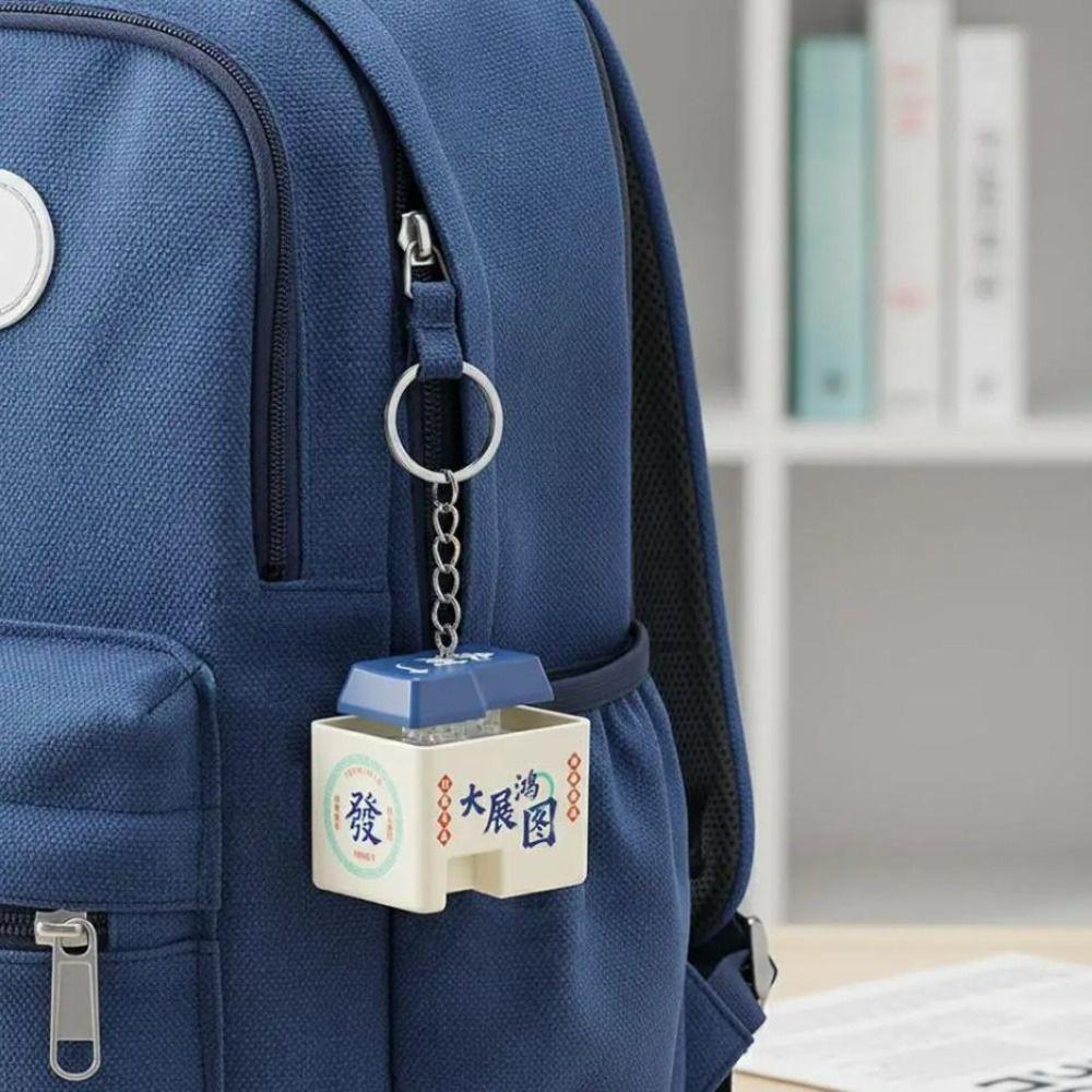 With Sound Keyboard Fidget Toy Lighted Key Mechanical Key Toy Portable Keychain Toy  Finger Games
