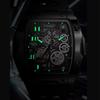 Herreklokker Mote Skjelett Mekaniske Sportsklokker Selvlysende Vanntett Tourbillon Automatiske Stålklokker