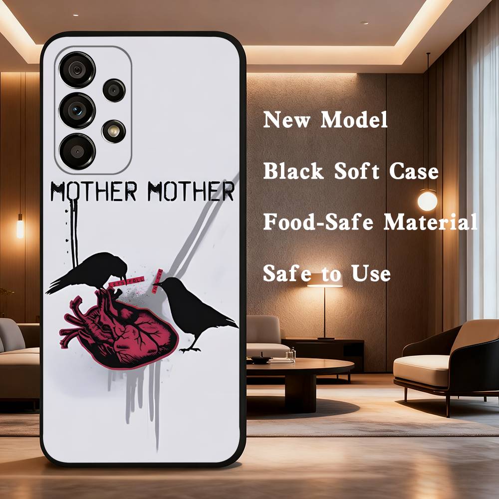 

Bnad Mother Mother Phone Case For Samsung Galaxy A73,31,8,9,53,32,72,41,J7,52,71,22,Note Soft Black Silicone Cover SamsungA30