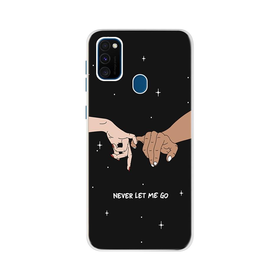 For Samsung Galaxy M21 Case Samsung M30s Soft Slim Cute Painted Phone Back Cover For Samsung M21 M 21 M215F Cases Bumper Fundas