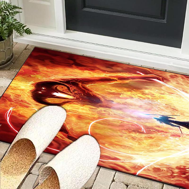 Middle-earth Map Adventure The Lord Office Rug Chair Mat, Game Carpet, Suitable for Front Door, Bedroom, Living Room, Desk, Holiday Gift