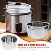 Rice Cooker Inner Pot 304 Stainless Steel Thickened Bottom Compatible Electric Cooker Parts Non Stick Accessories