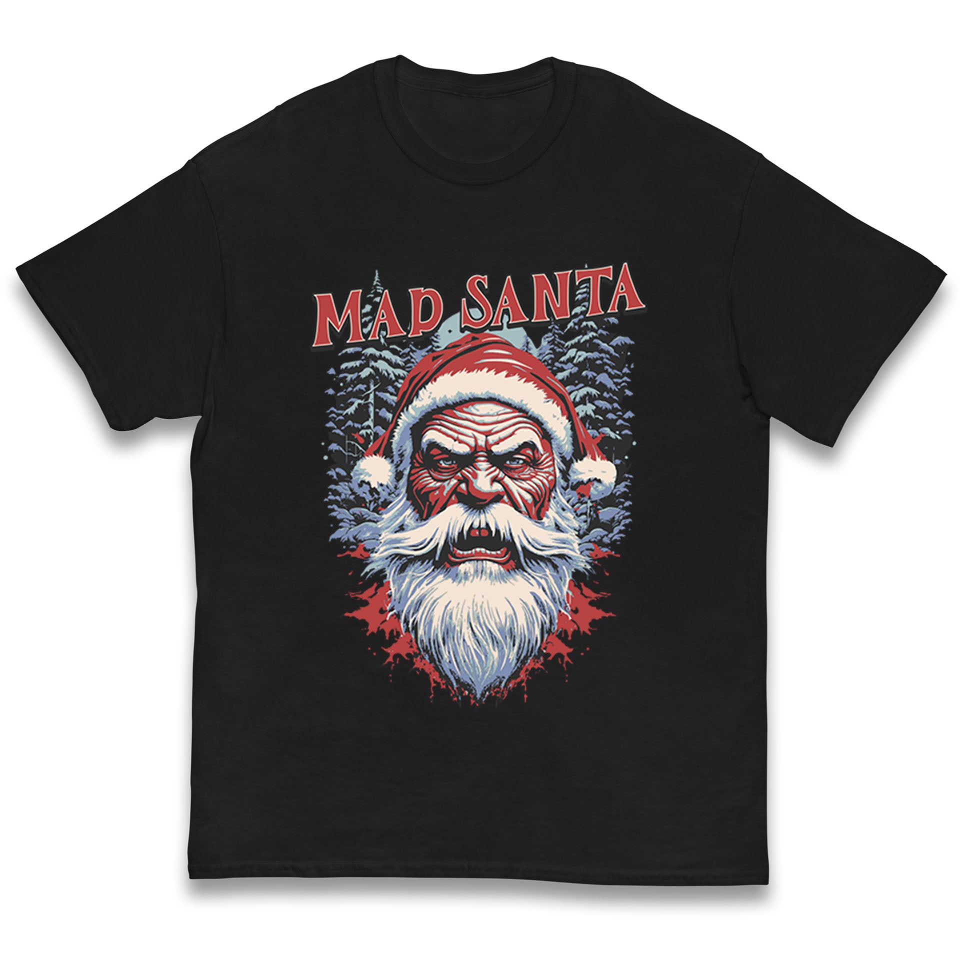 Is Mad Santa Christmas Kids T Shirt 130