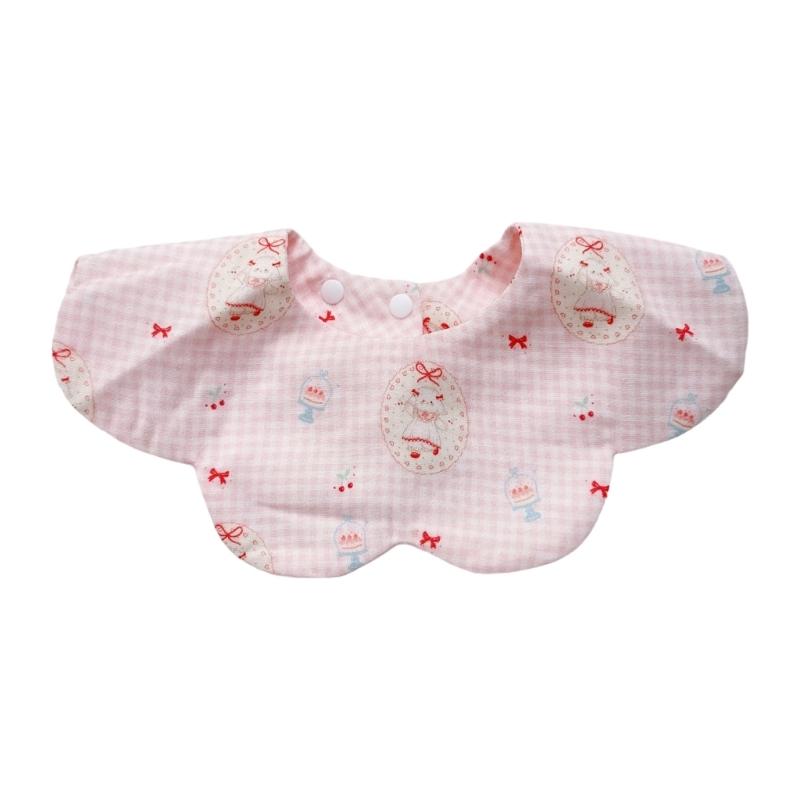 Cotton Bib Cartoon Print Baby Feeding Towel Soft Comfortable Saliva Towel Newborns Burping Cloth for Boys Girls