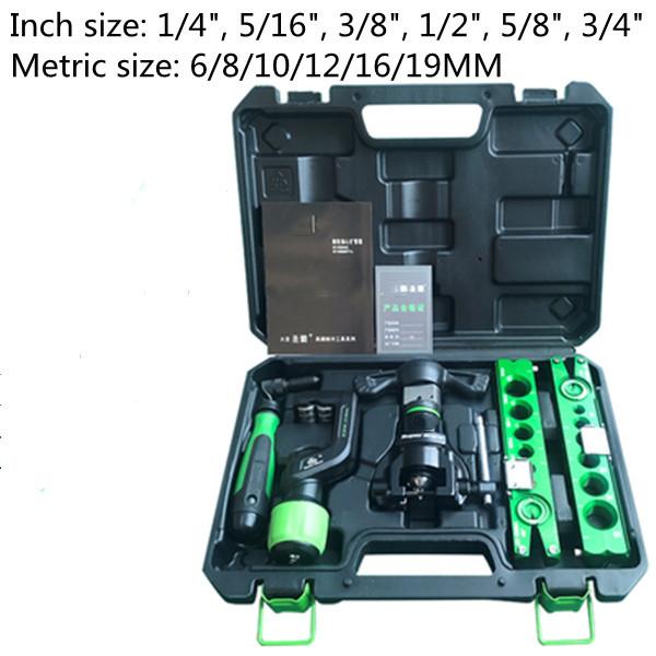 ST-806FT Copper Pipe Expander Set Air Conditioner Metric Reamer Flare Tool Pipe Flaring Tool Set Tube Expander Tools
