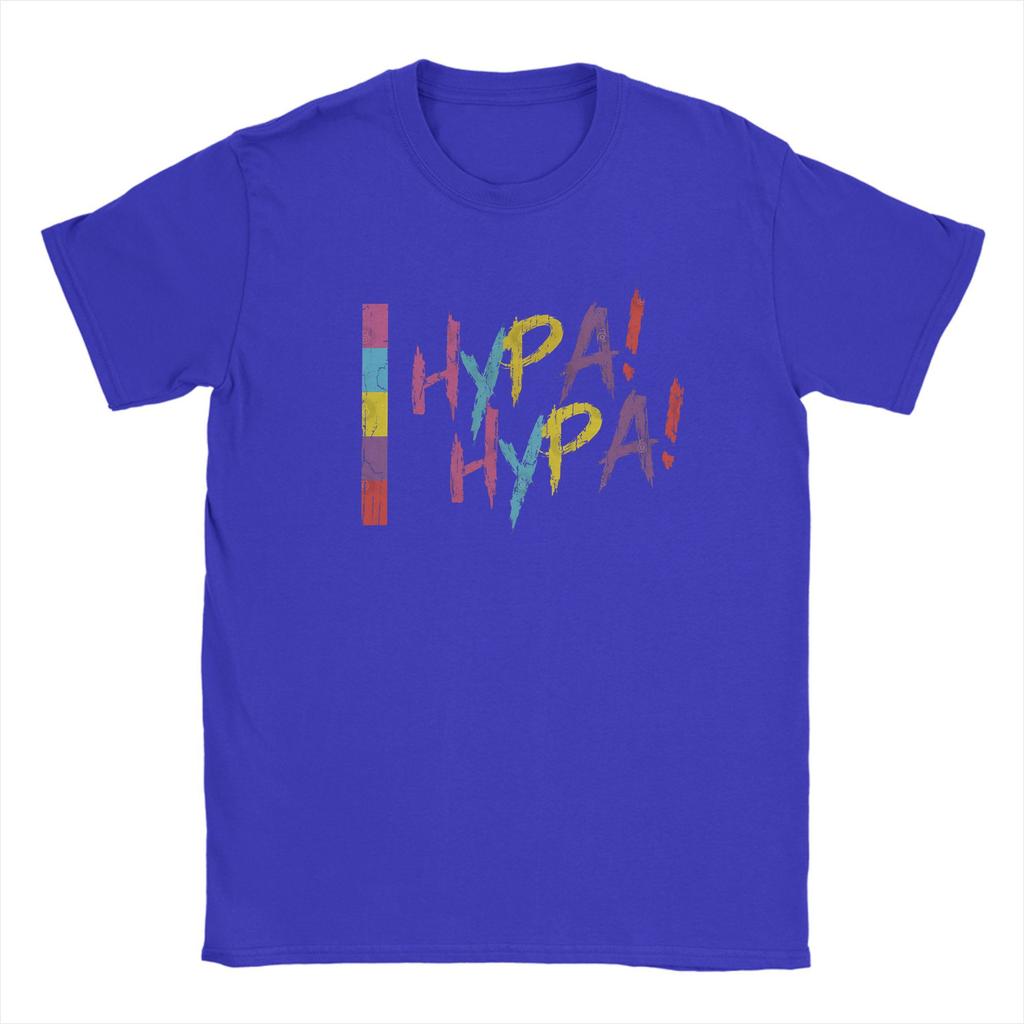 HYPA HYPA TShirt Unisex Women Retro Colorful Streetwear Graphic Tee Summer Cotton Casual Fashionable Streetwear