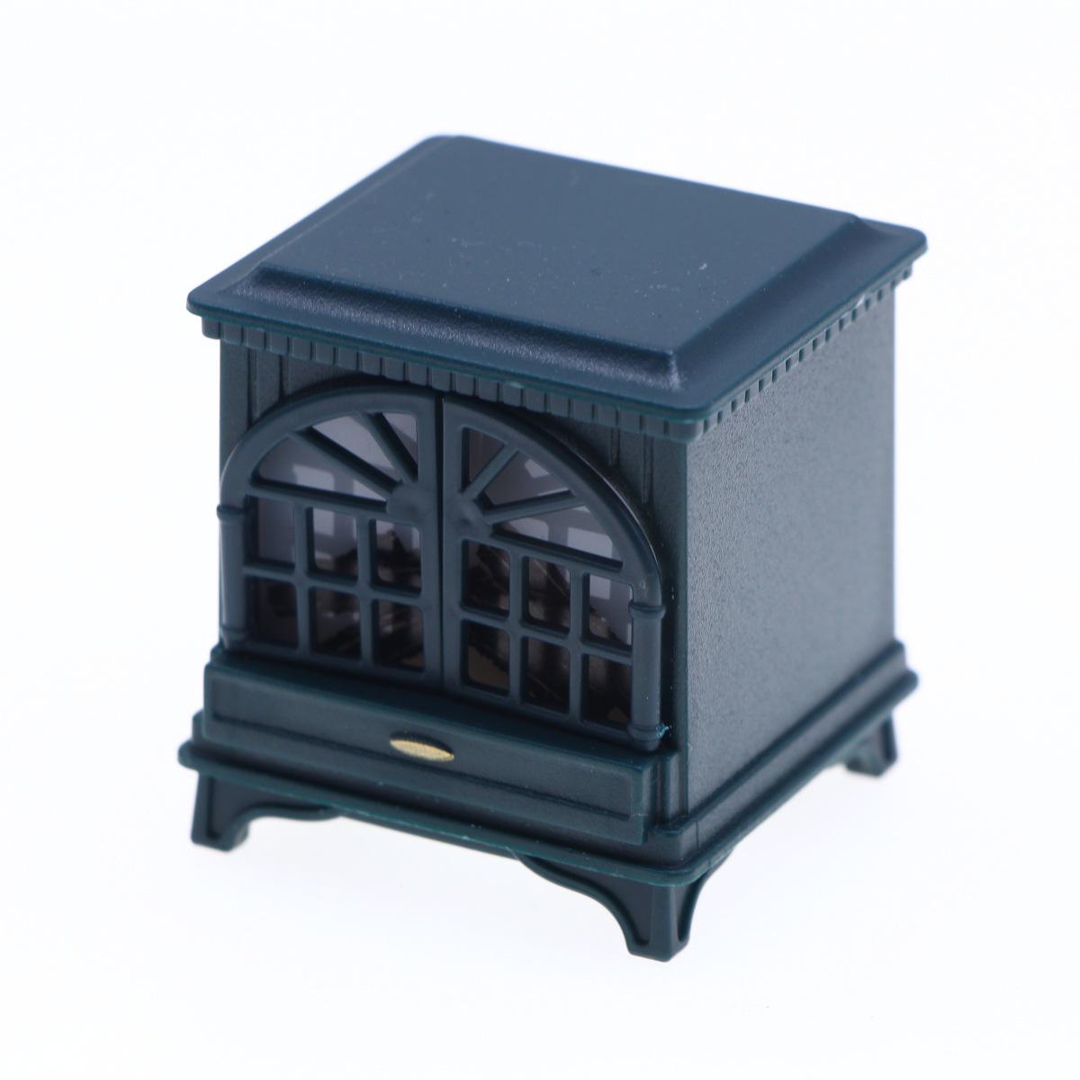 Miniature Dollhouse LED Lightable Fireplace Scene - Winter Furniture Model BJD Accessory
