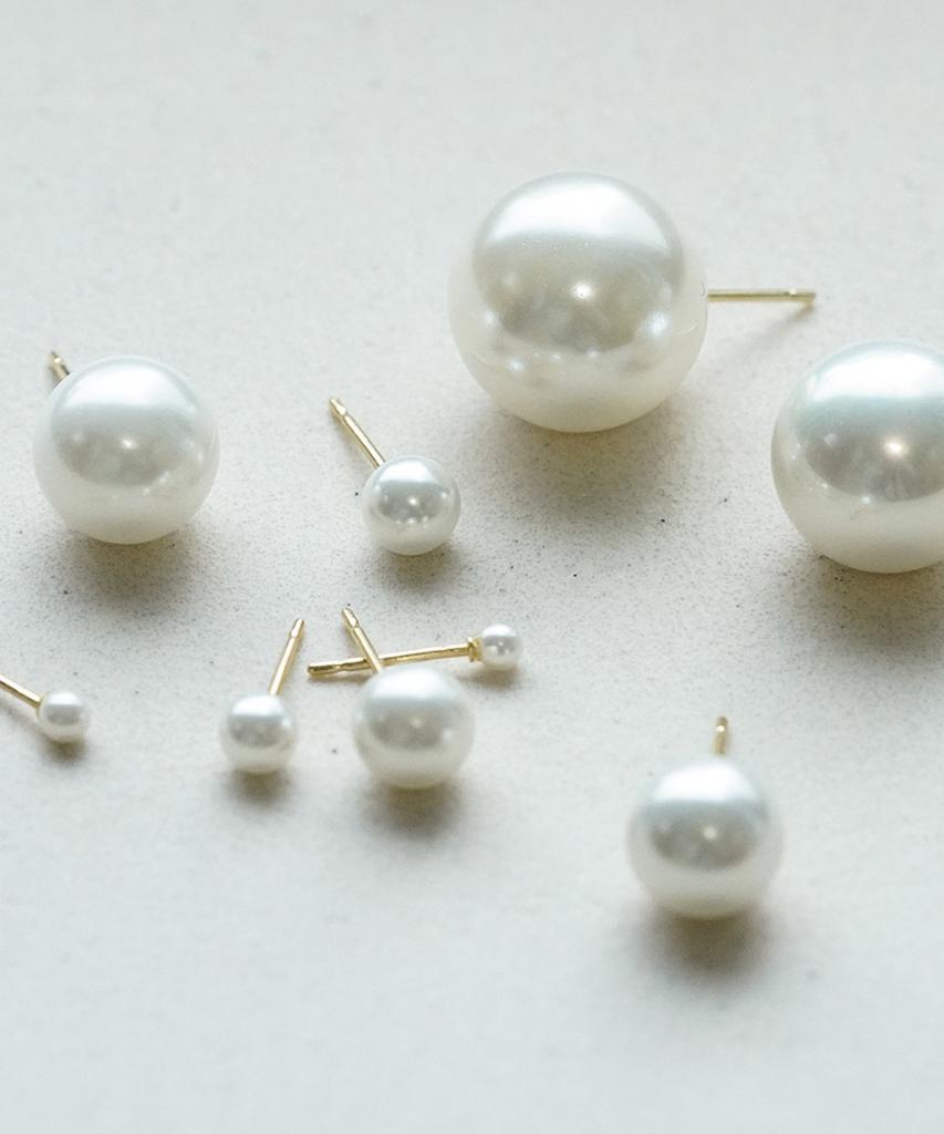 Alleun 10K 14K Imitation Pearl Earrings Mother Of The Bride Hanbok