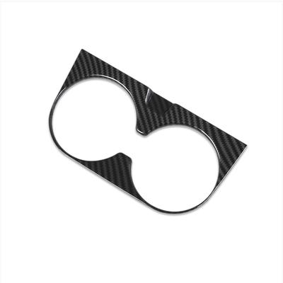 RUIQ Interior Drink Holder Cover for Toyota Prius Designed Specifically for the Toyota Prius Carbon Fiber (60 Series) - (Black Finish)
