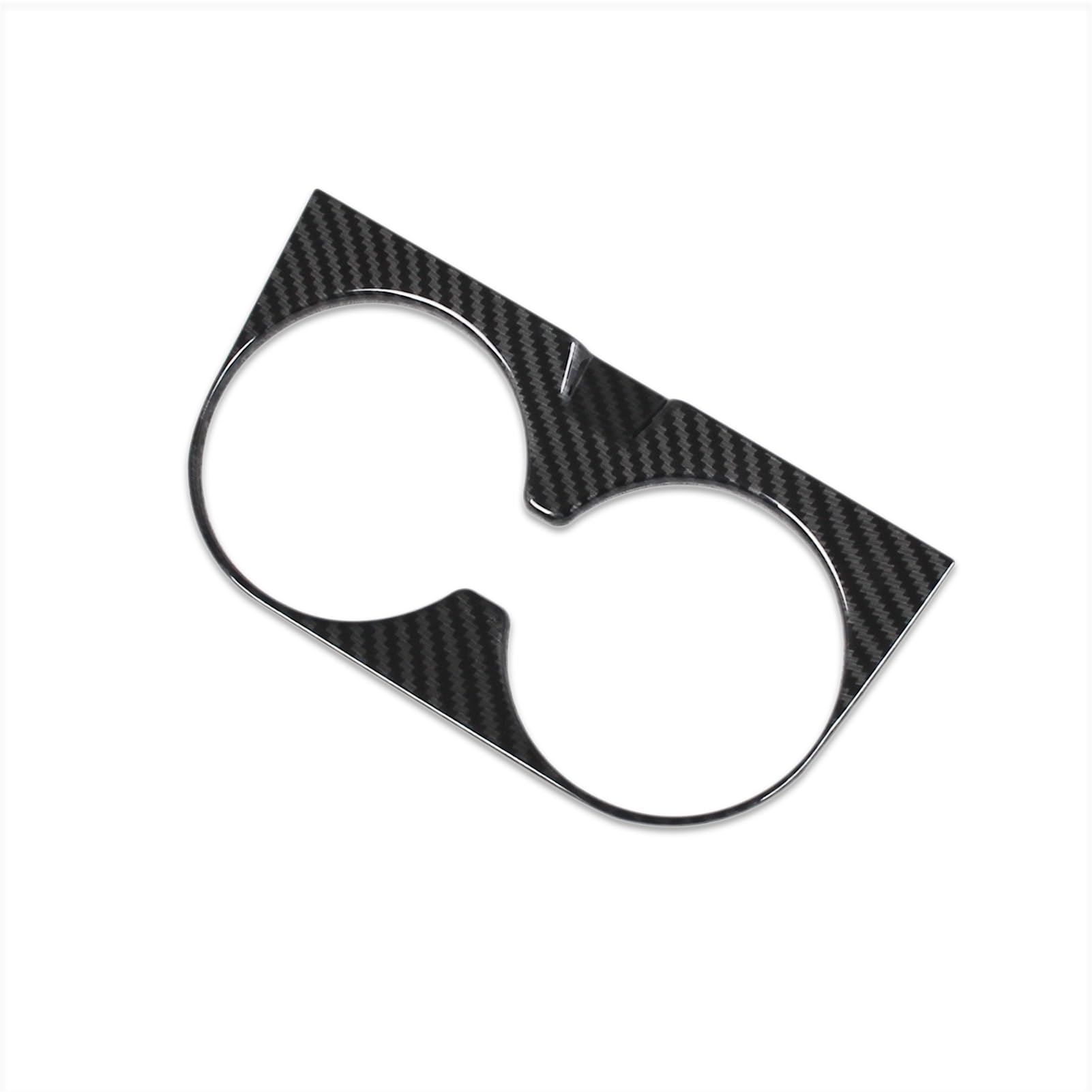 

RUIQ Interior Drink Holder Cover for Toyota Prius Designed specifically for the Toyota Prius Carbon Fiber (60 Series) - (Black Finish)