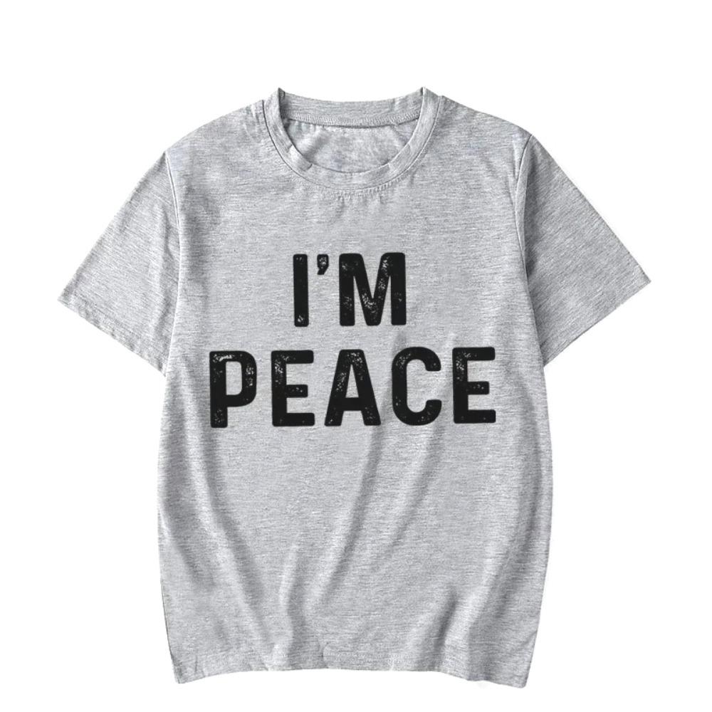 I Come in Peace I'm Peace Funny Matching Couples I Come in Peace Couple Matching Women TShirt Lovers Men Tshirts Tee Y2k Clothes