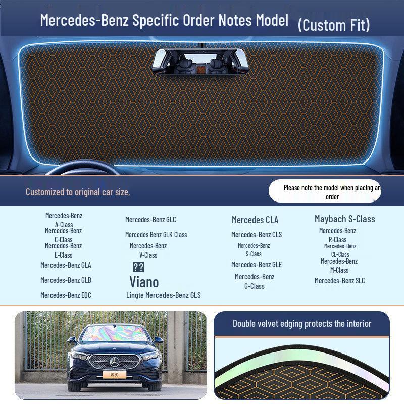 Car Windshield Sunshade Umbrella: Heat Insulation, Blackout Curtain, Sun Protection for Small Cars