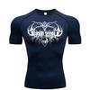 Men's Running Compression T-shirt Comfortable Short Sleeve Gym Fitness Jogging Fashion Sportswear Breathable Quick-Drying High Elasticity Top
