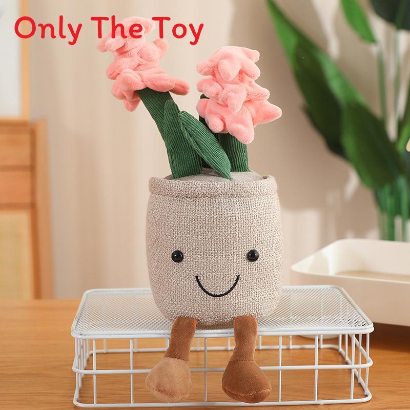 Tulip Plush Toy Home Decor With Pp Cotton For Living Room And Gift Use