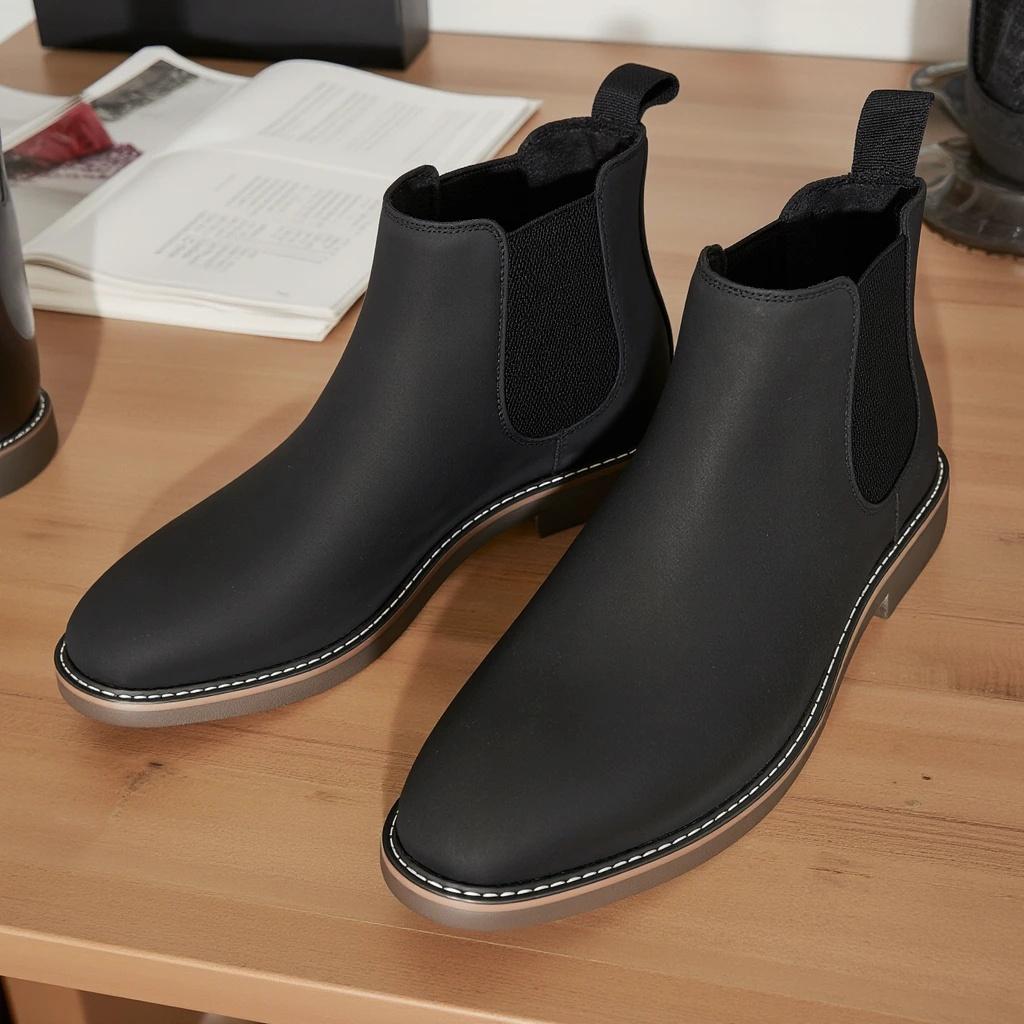 Men Boots Brand Retro Comfortable Casual Fashion 2026 Chelsea Boots